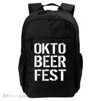 Oktoberfest Okto Beer Fest Logo Backpack thumb 0
