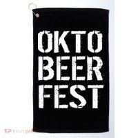 Oktoberfest Okto Beer Fest Logo Golf Towel thumb 0
