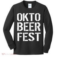 Oktoberfest Okto Beer Fest Logo Kids Long Sleeve Shirt thumb 0