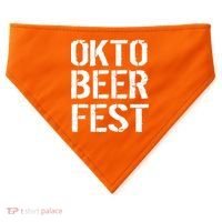 Oktoberfest Okto Beer Fest Logo USA-Made Doggie Bandana thumb 0