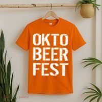 Oktoberfest Okto Beer Fest Logo T-Shirt thumb 2