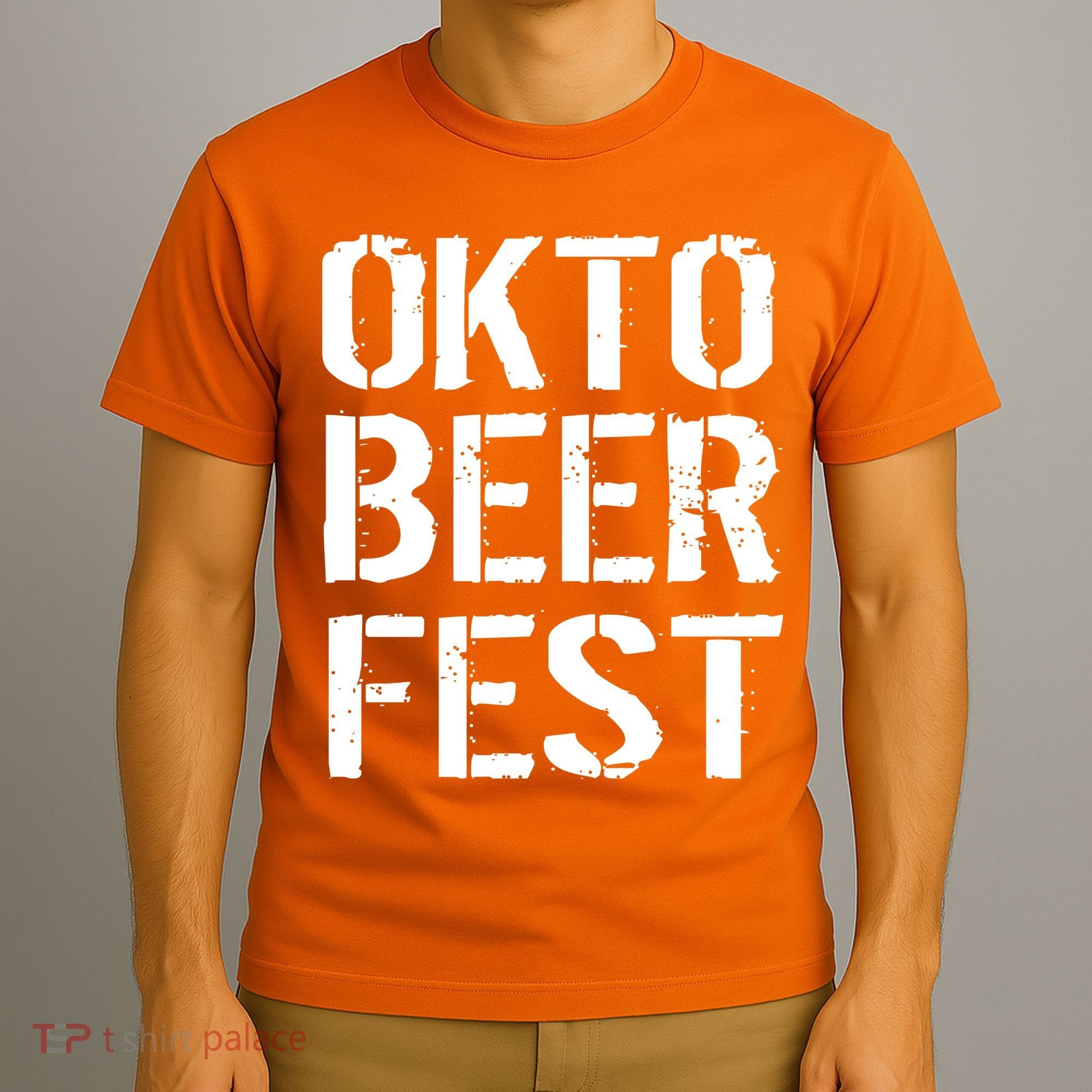 Oktoberfest Okto Beer Fest Logo T-Shirt