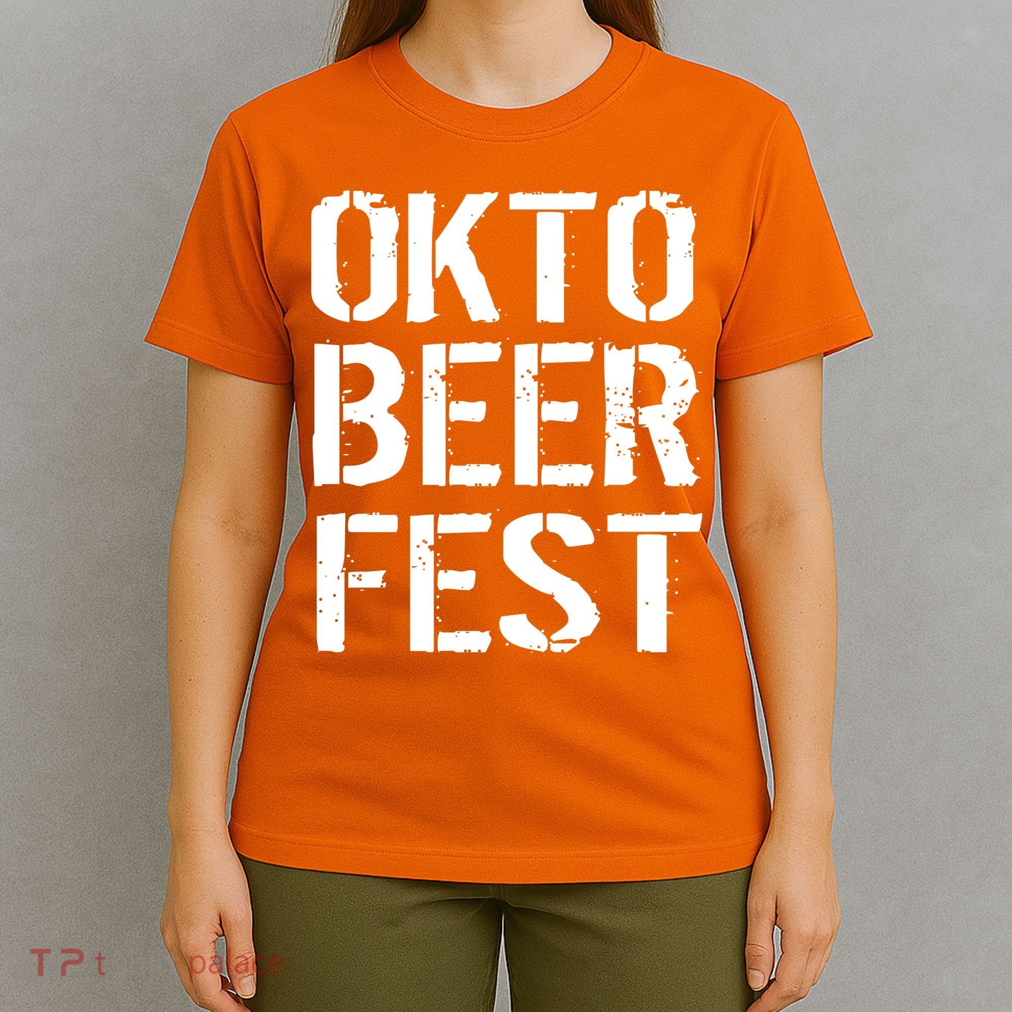 Oktoberfest Okto Beer Fest Logo T-Shirt