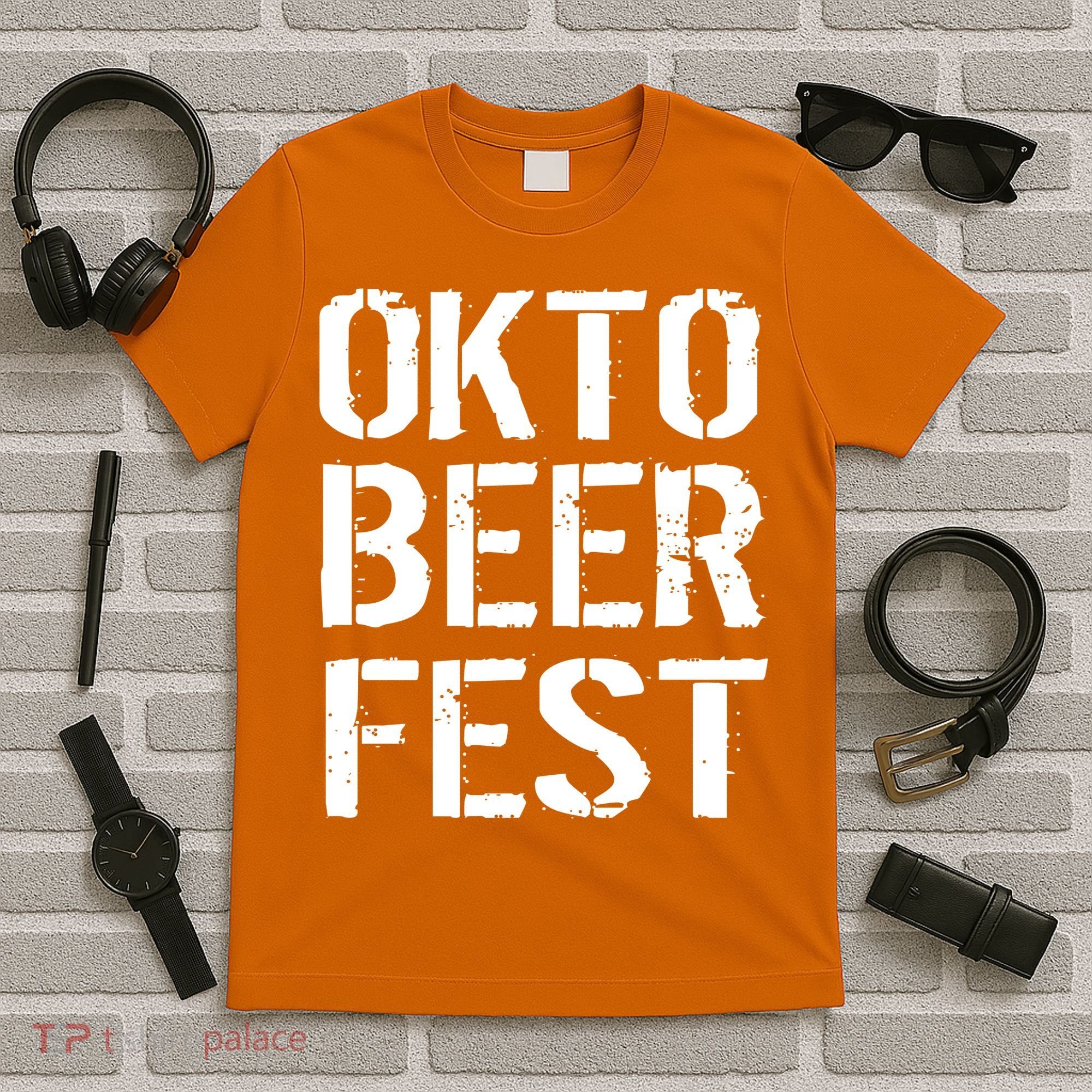 Oktoberfest Okto Beer Fest Logo T-Shirt