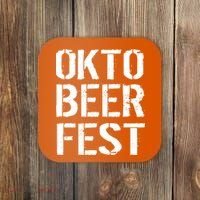Oktoberfest Okto Beer Fest Logo Coaster thumb 0