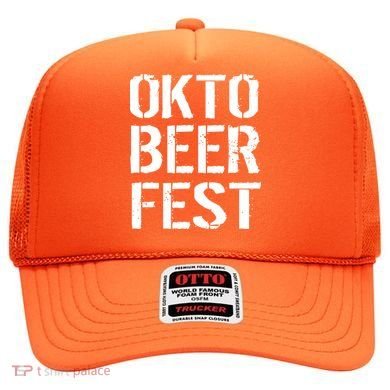 Oktoberfest Okto Beer Fest Logo Hat