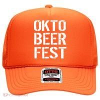 Oktoberfest Okto Beer Fest Logo Hat thumb 0