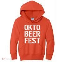 Oktoberfest Okto Beer Fest Logo Kids Hoodie thumb 0