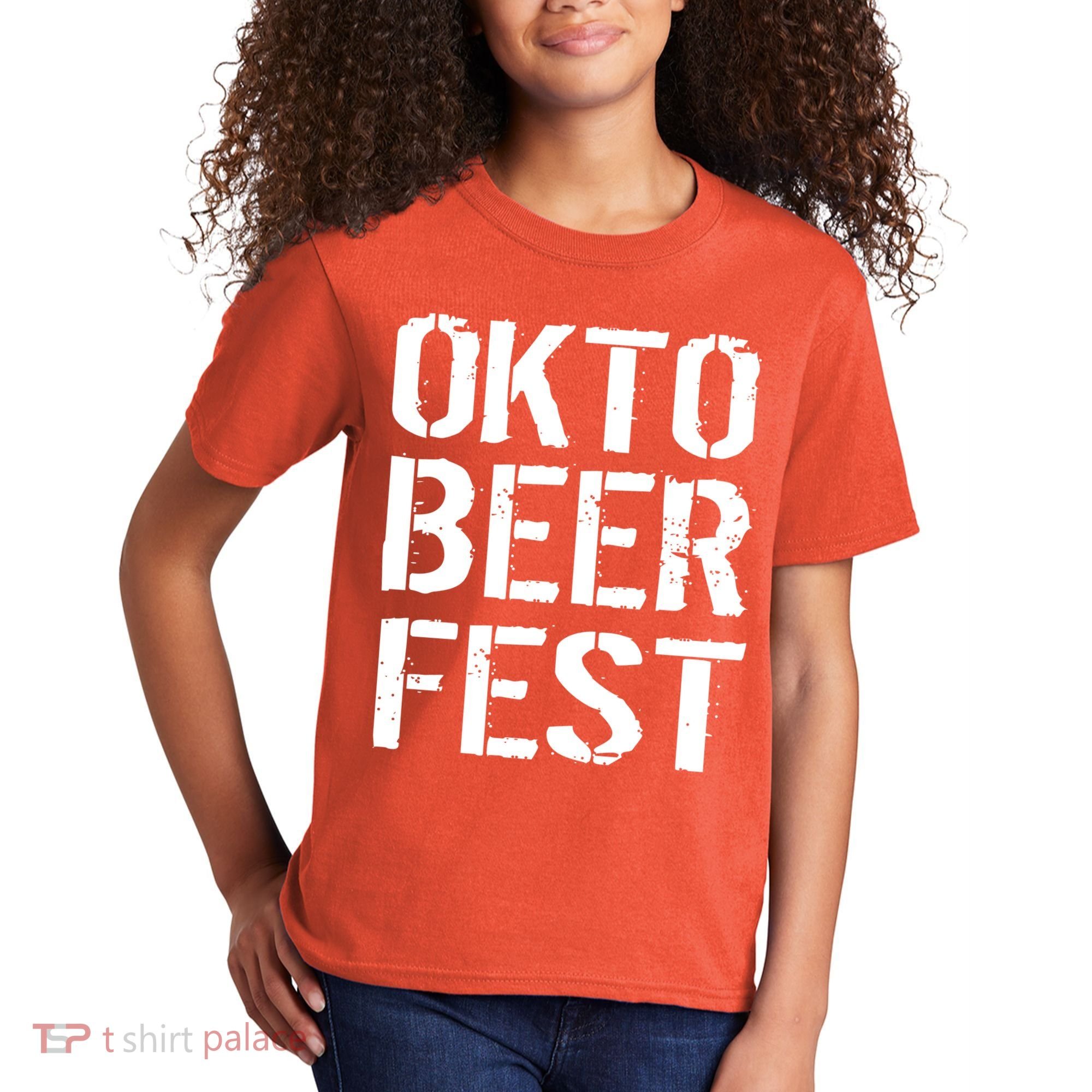 Oktoberfest Okto Beer Fest Logo Kids T-Shirt