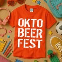 Oktoberfest Okto Beer Fest Logo Kids T-Shirt thumb 3