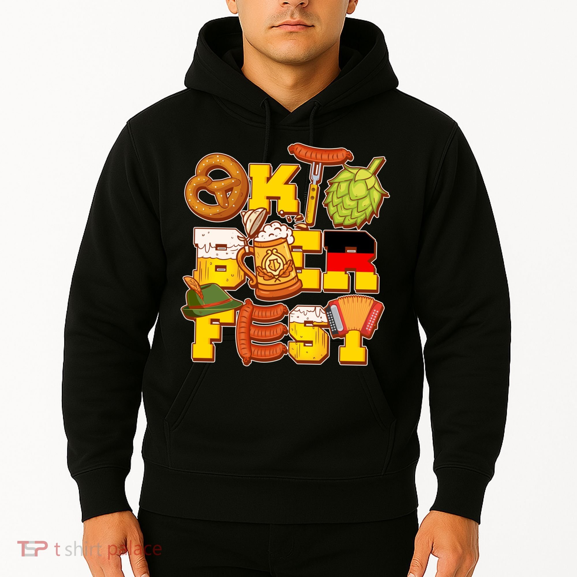 Oktoberfest Party Logo Hoodie