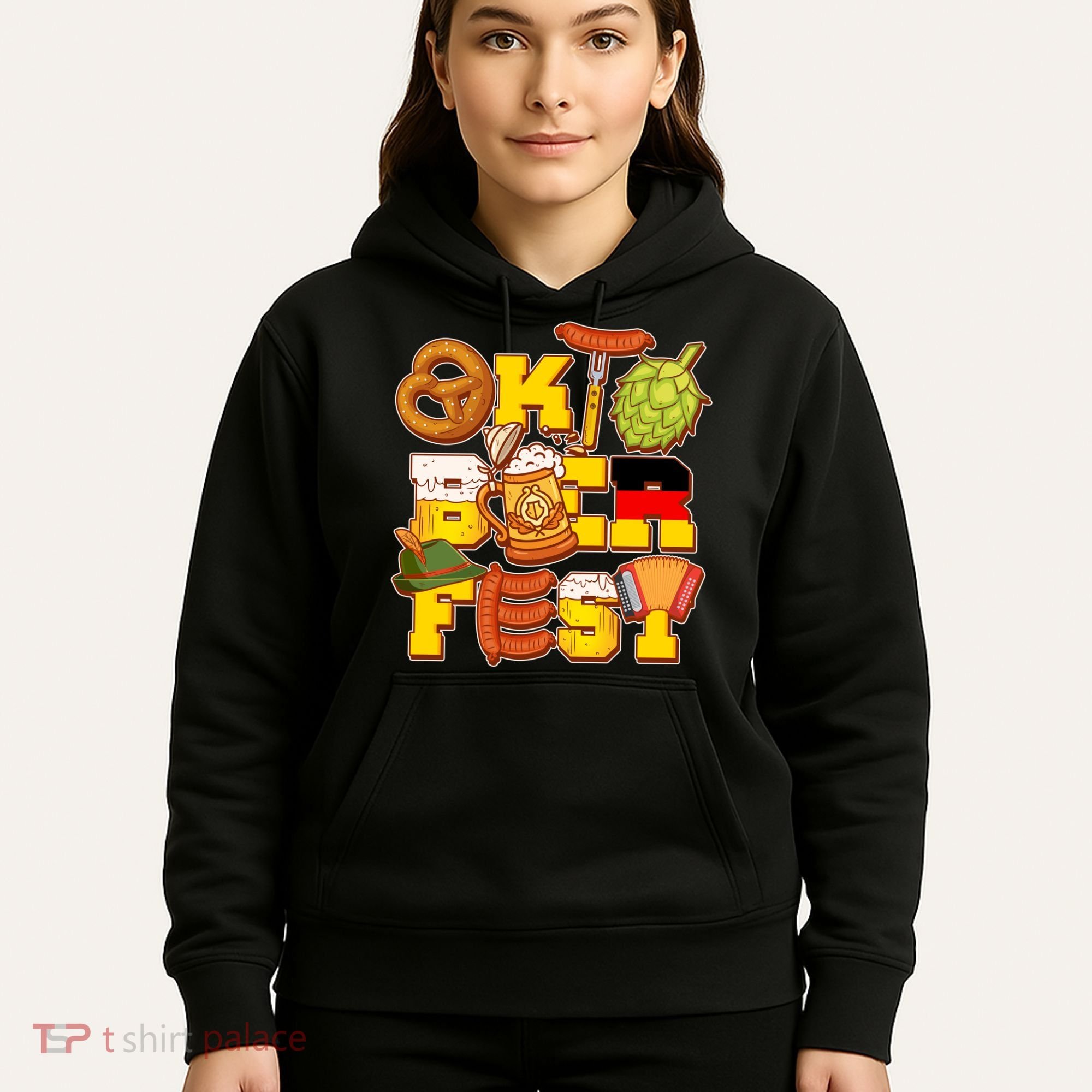 Oktoberfest Party Logo Hoodie