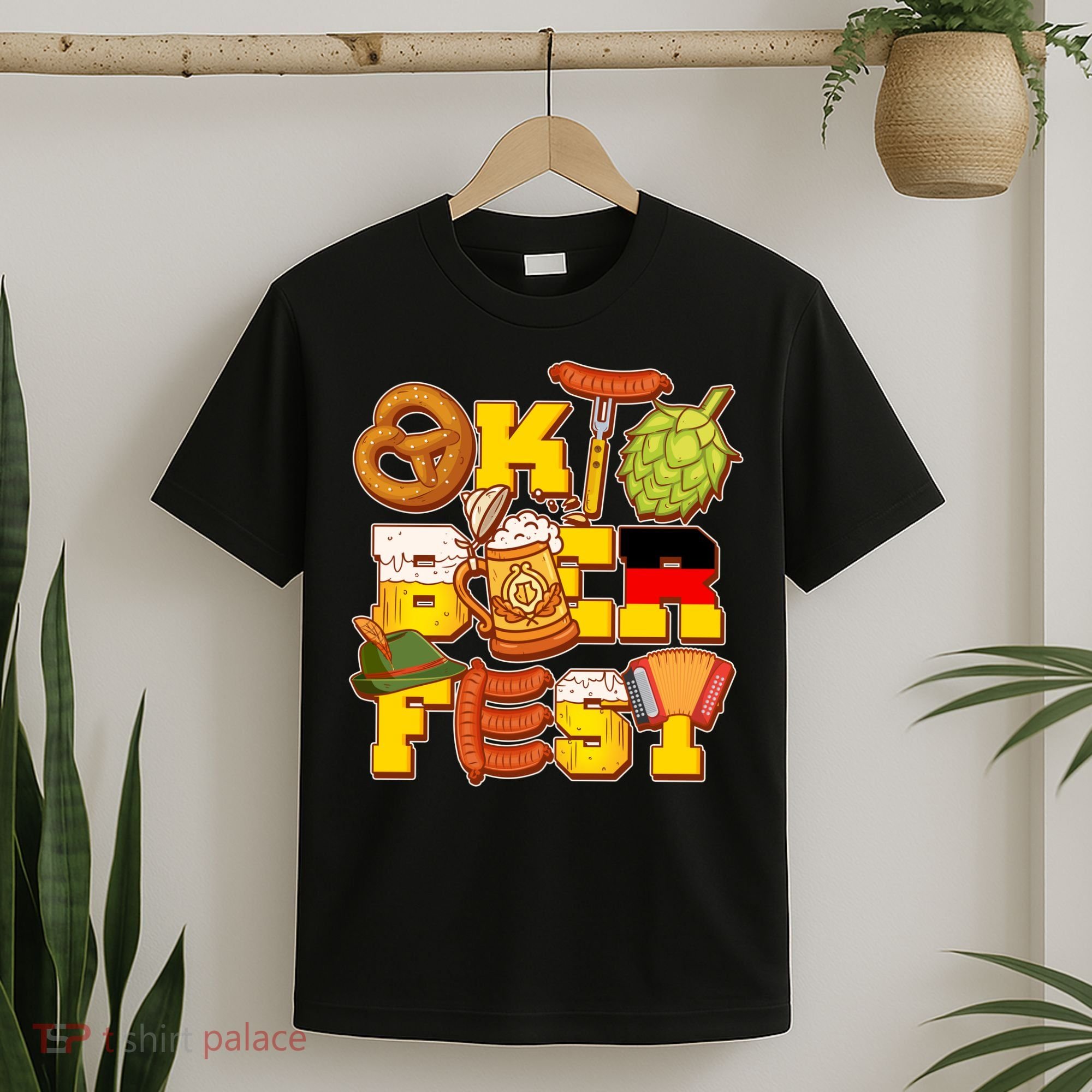 Oktoberfest Party Logo T-Shirt