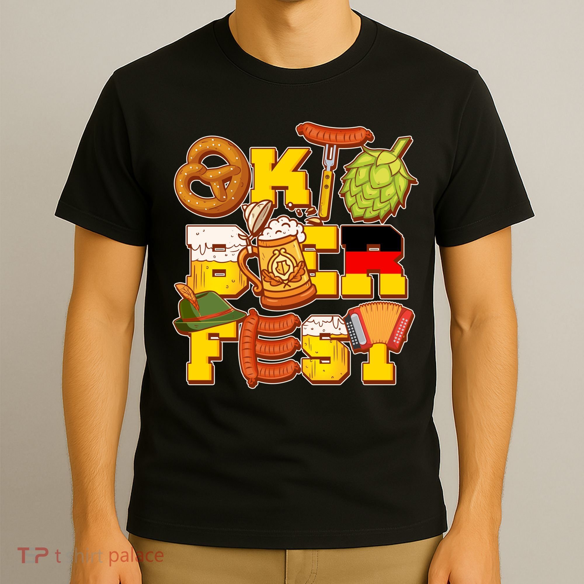 Oktoberfest Party Logo T-Shirt
