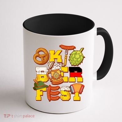 Oktoberfest Party Logo Coffee Mug back