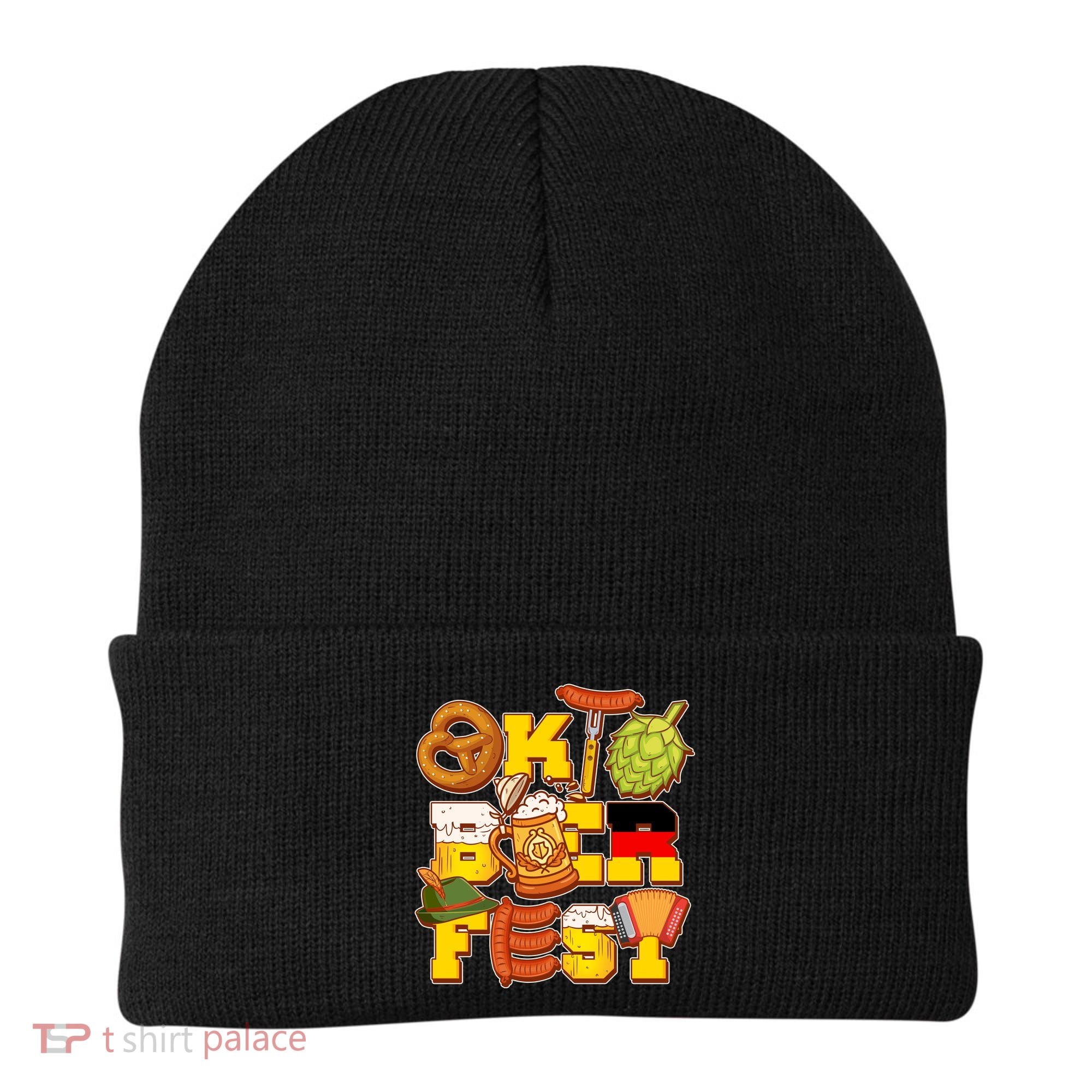 Oktoberfest Party Logo Beanie