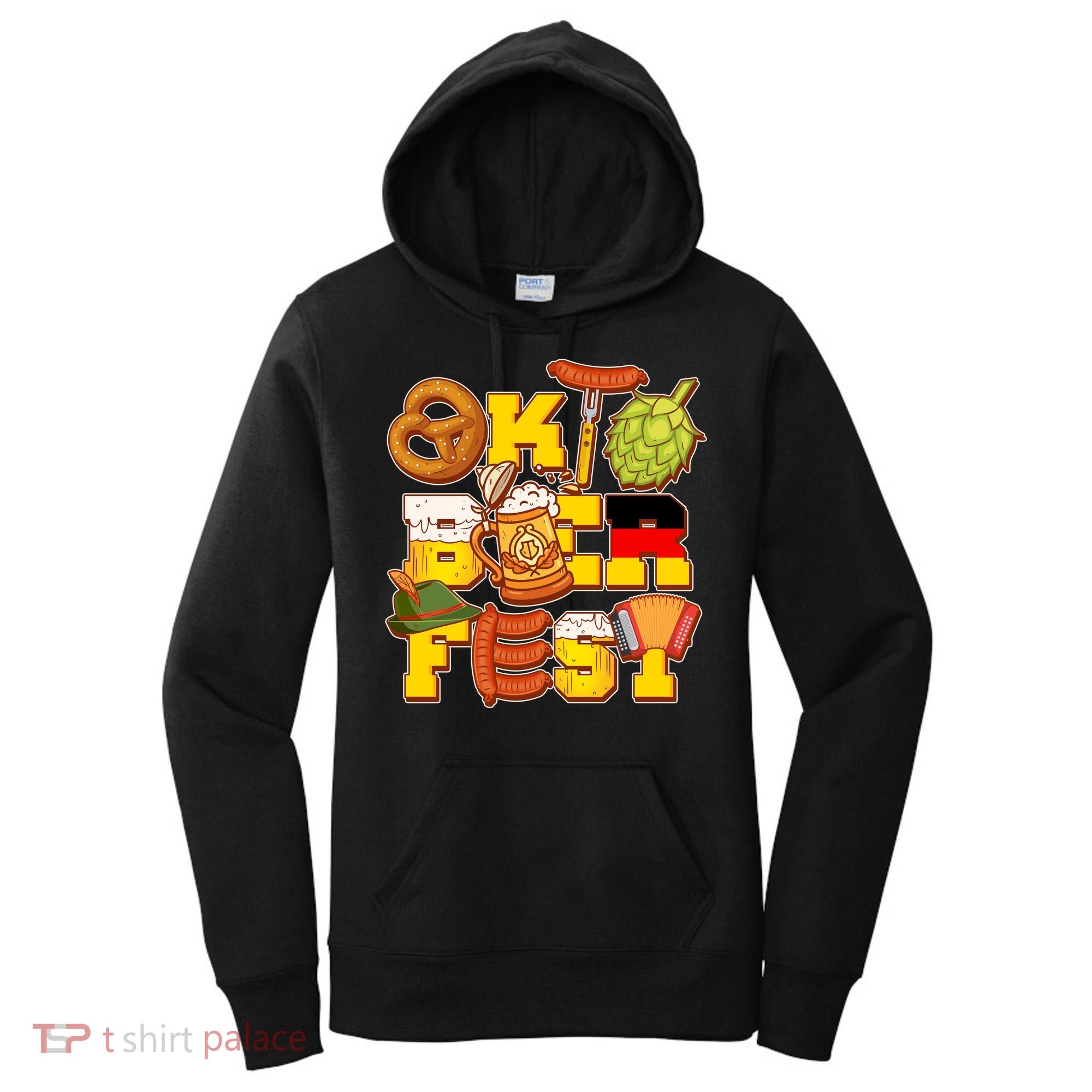 Oktoberfest Party Logo Women's Hoodie