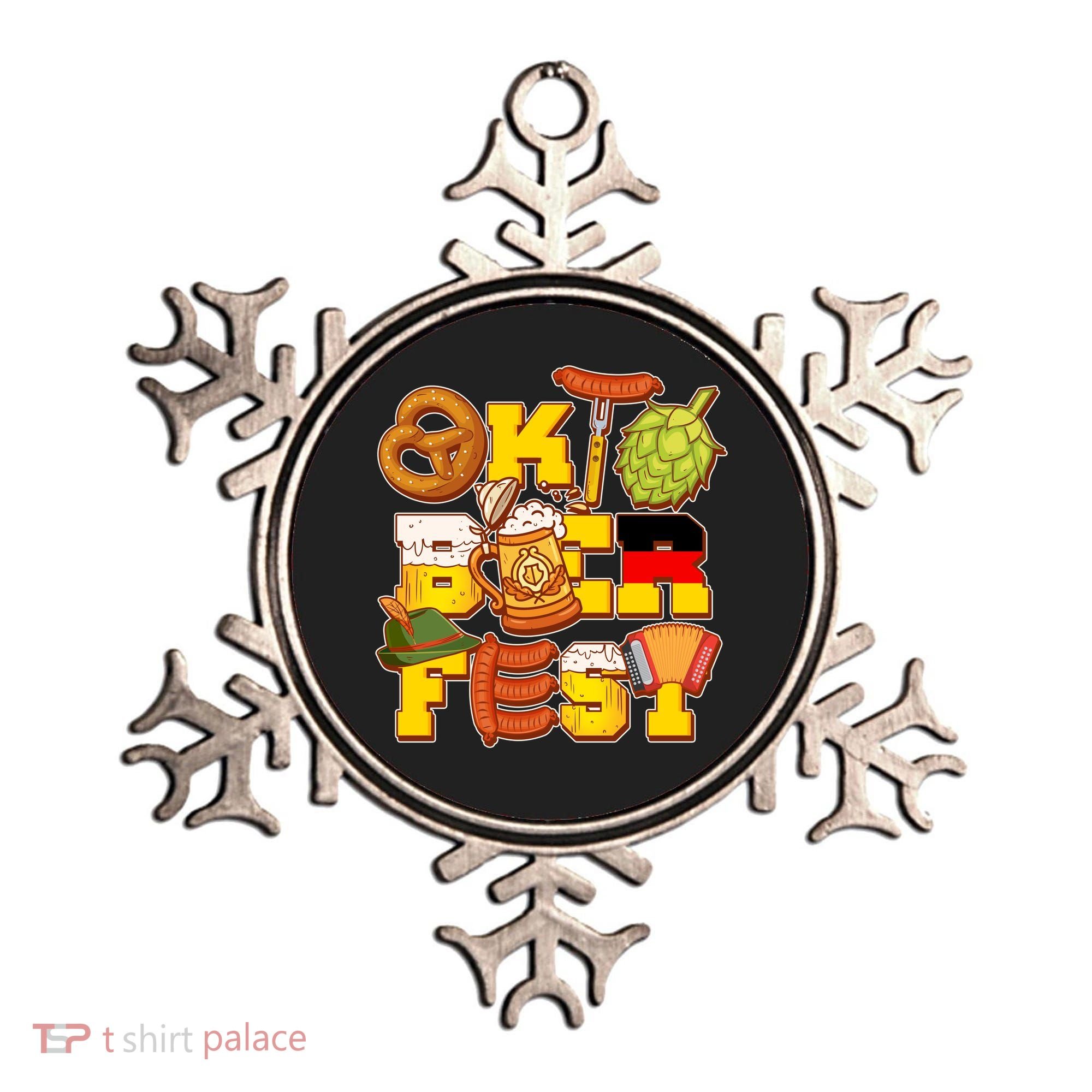 Oktoberfest Party Logo Ornament