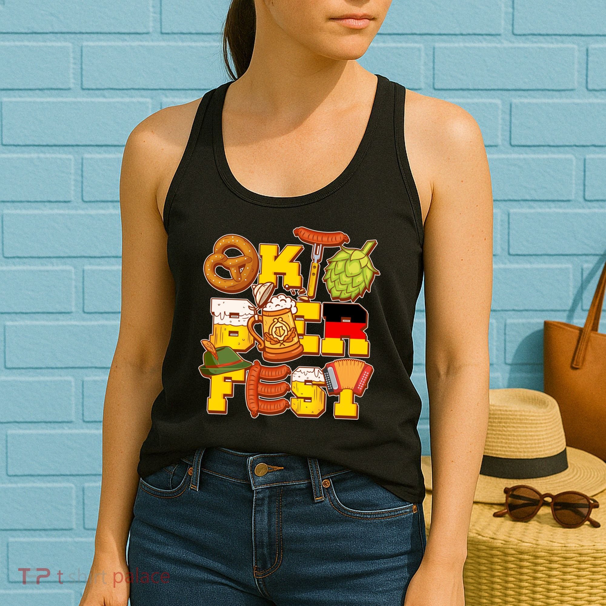 Oktoberfest Party Logo Women's Tank Top