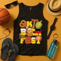 Oktoberfest Party Logo Tank Top thumb 4