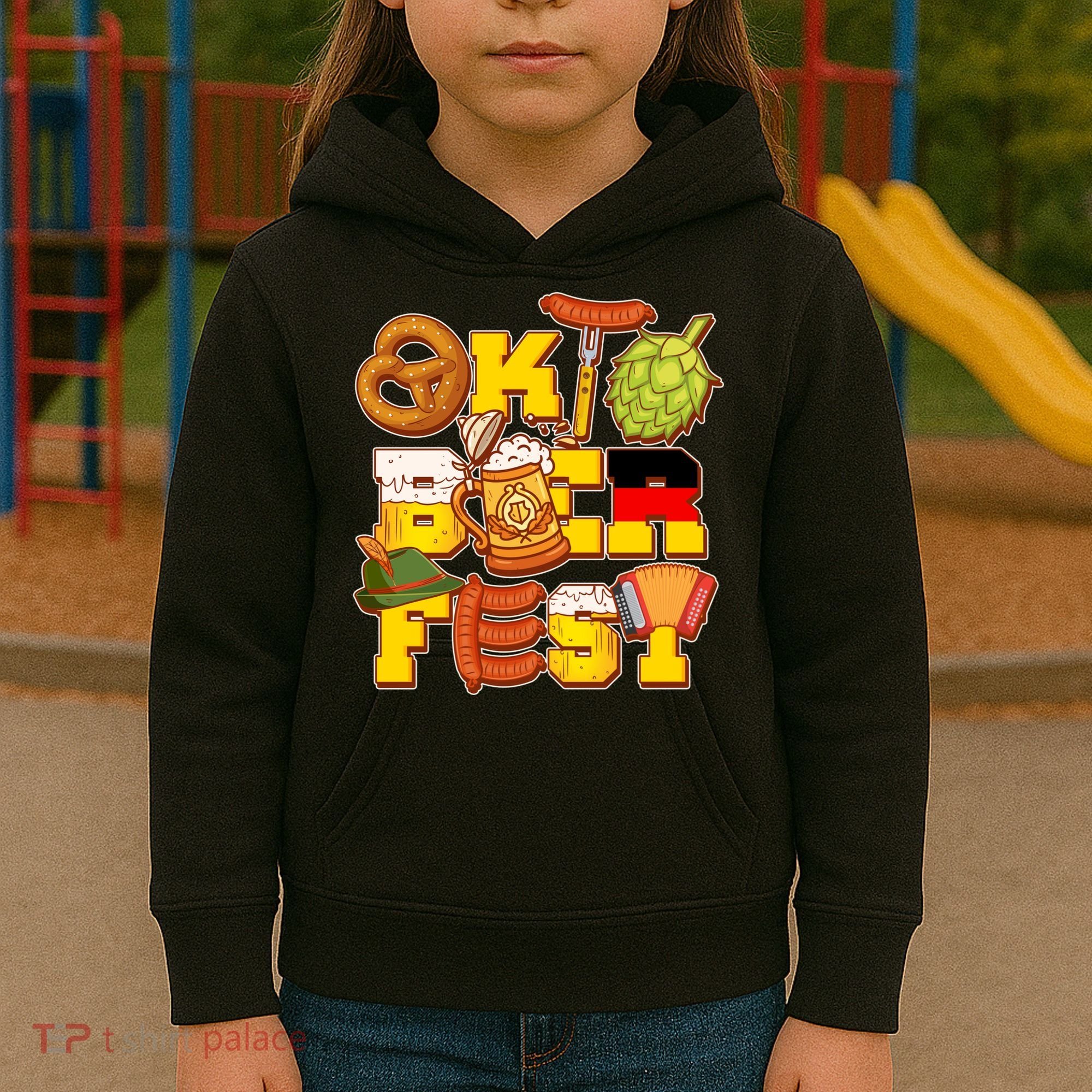 Oktoberfest Party Logo Kids Hoodie