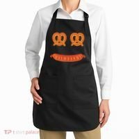 Oktoberfest Pretzel Sausage Smiley Face Apron thumb 2