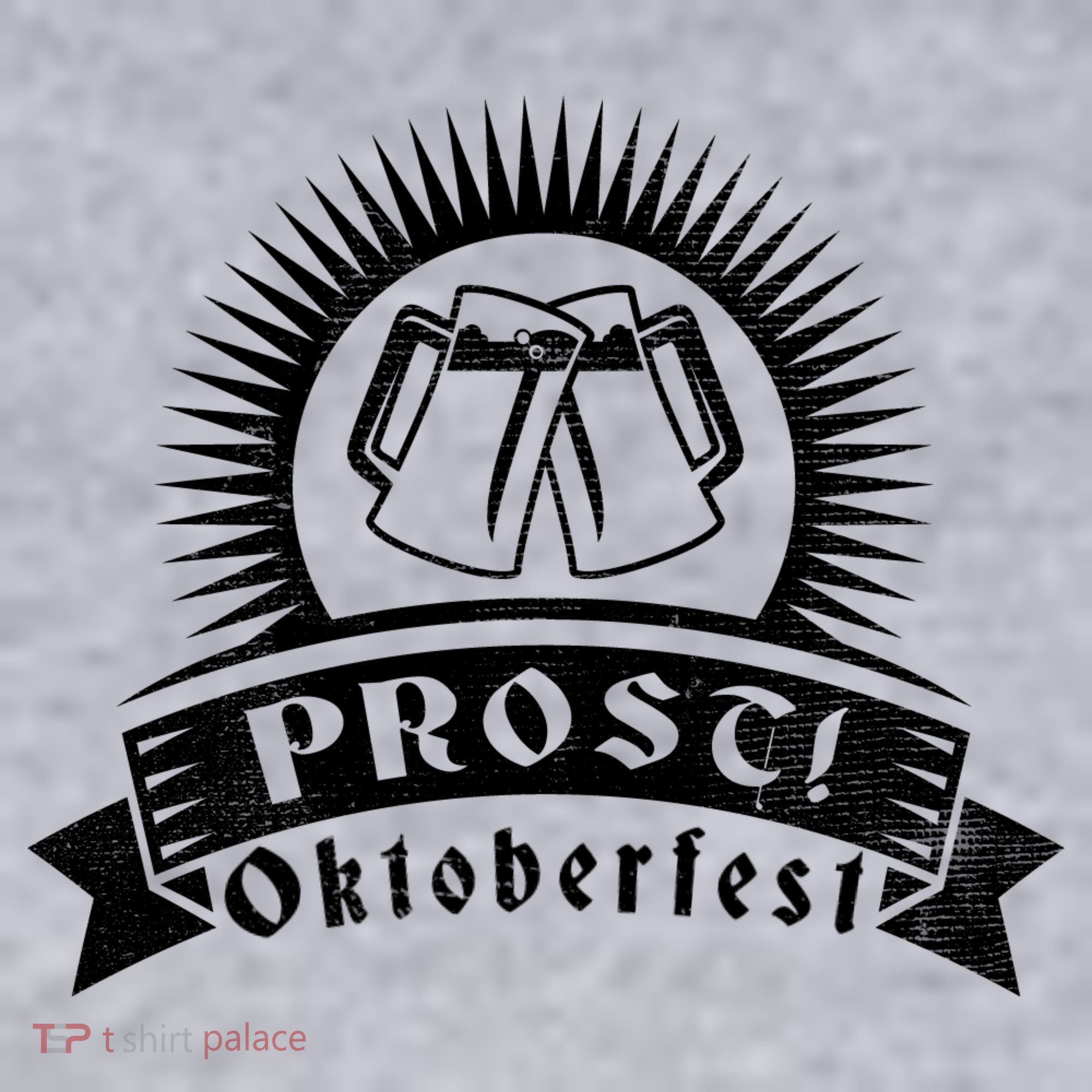 Oktoberfest Prost Women's Racerback Cropped Tank