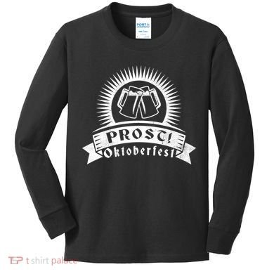 Oktoberfest Prost Kids Long Sleeve Shirt