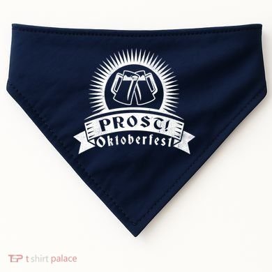 Oktoberfest Prost! USA-Made Doggie Bandana