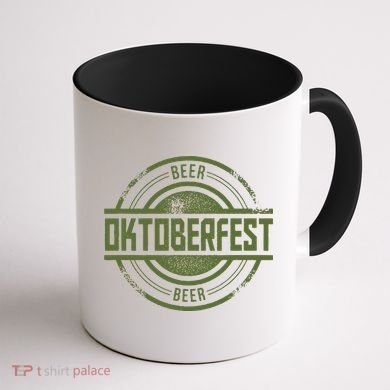 Oktoberfest Vintage Beer Logo Coffee Mug back