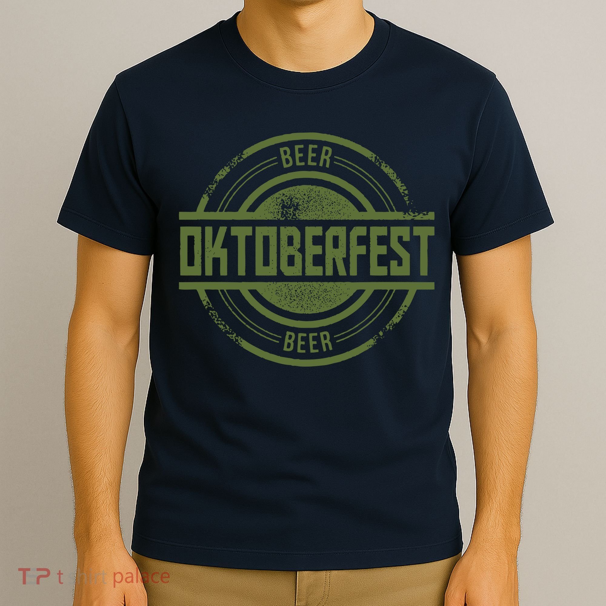 Oktoberfest Vintage Beer Logo T-Shirt