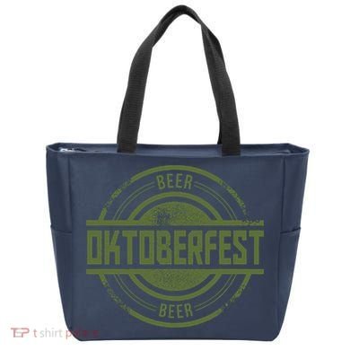 Oktoberfest Vintage Beer Logo Tote Bag