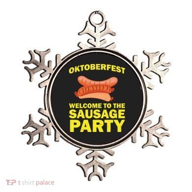 Oktoberfest Welcome To The Sausage Party Ornament