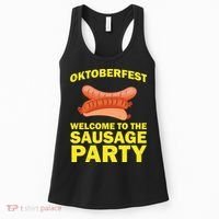 Oktoberfest Welcome To The Sausage Party Women's Tank Top thumb 0