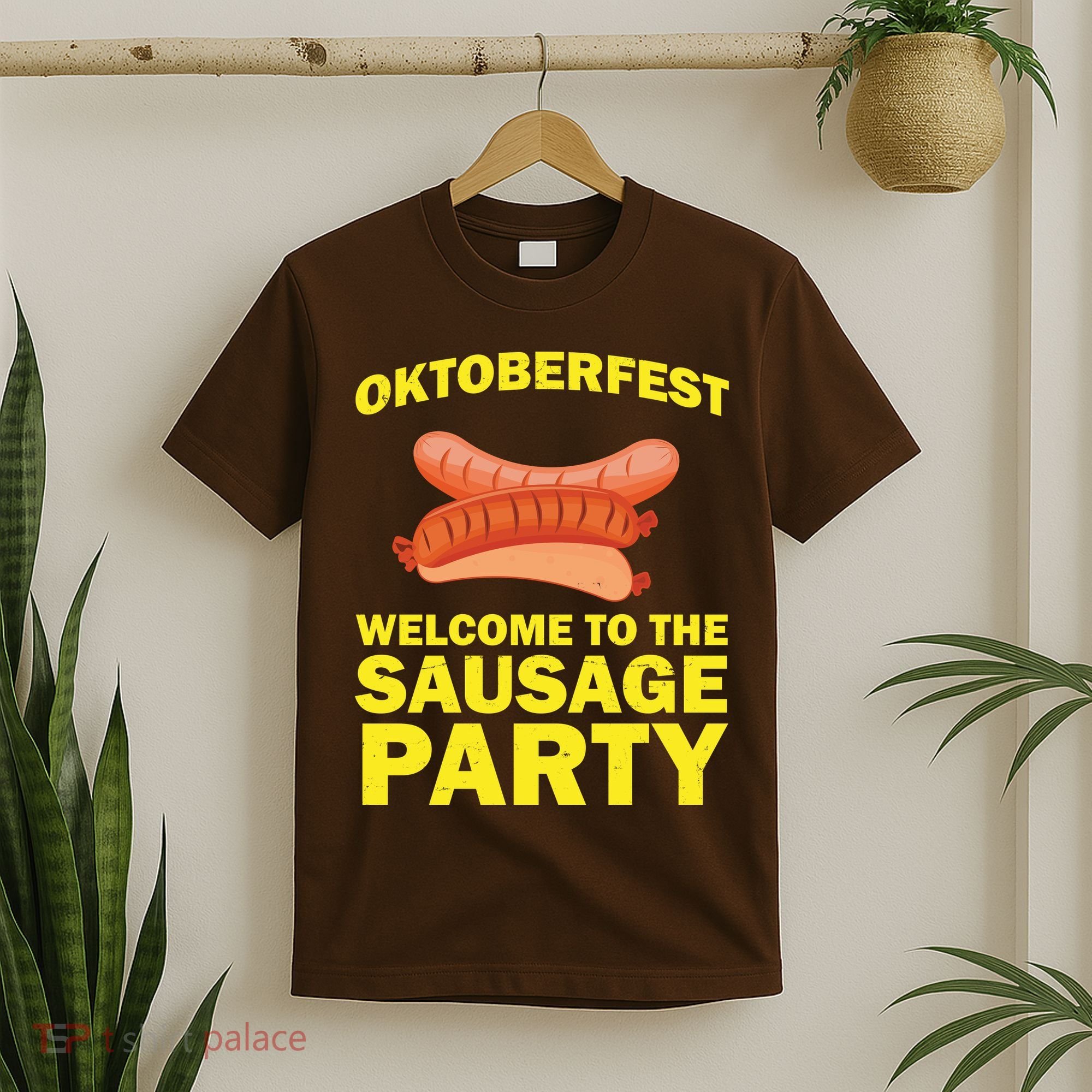 Oktoberfest Welcome To The Sausage Party T-Shirt