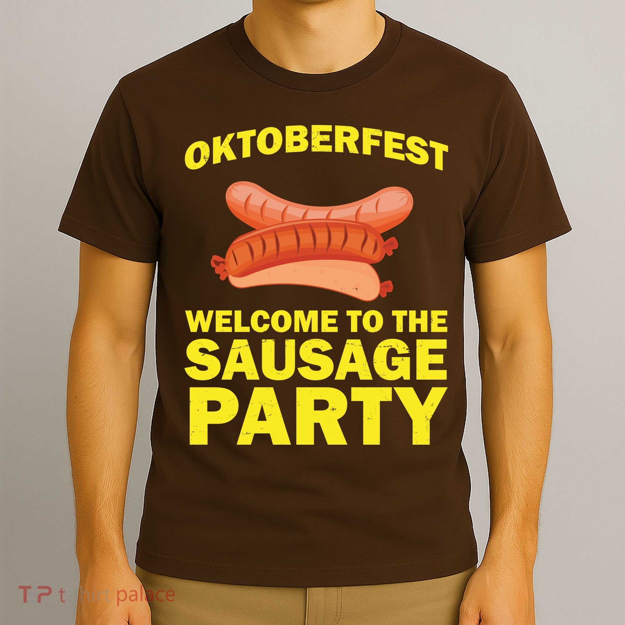 Oktoberfest Welcome To The Sausage Party T-Shirt