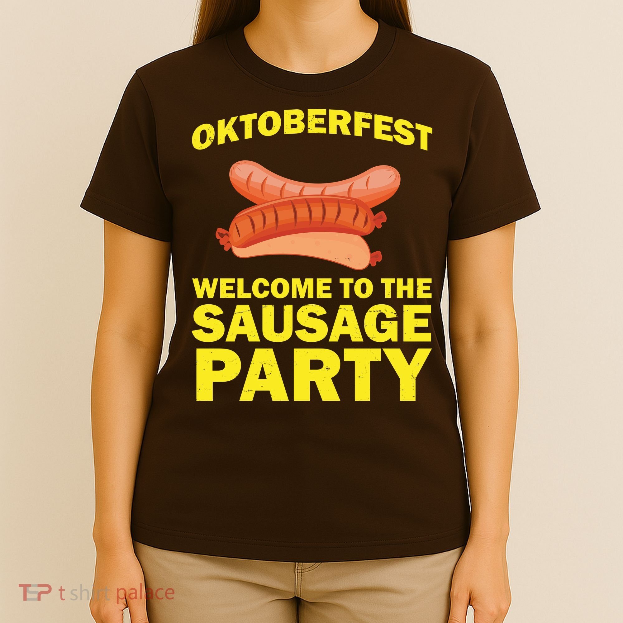 Oktoberfest Welcome To The Sausage Party T-Shirt