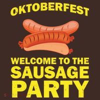 Oktoberfest Welcome To The Sausage Party T-Shirt thumb 7