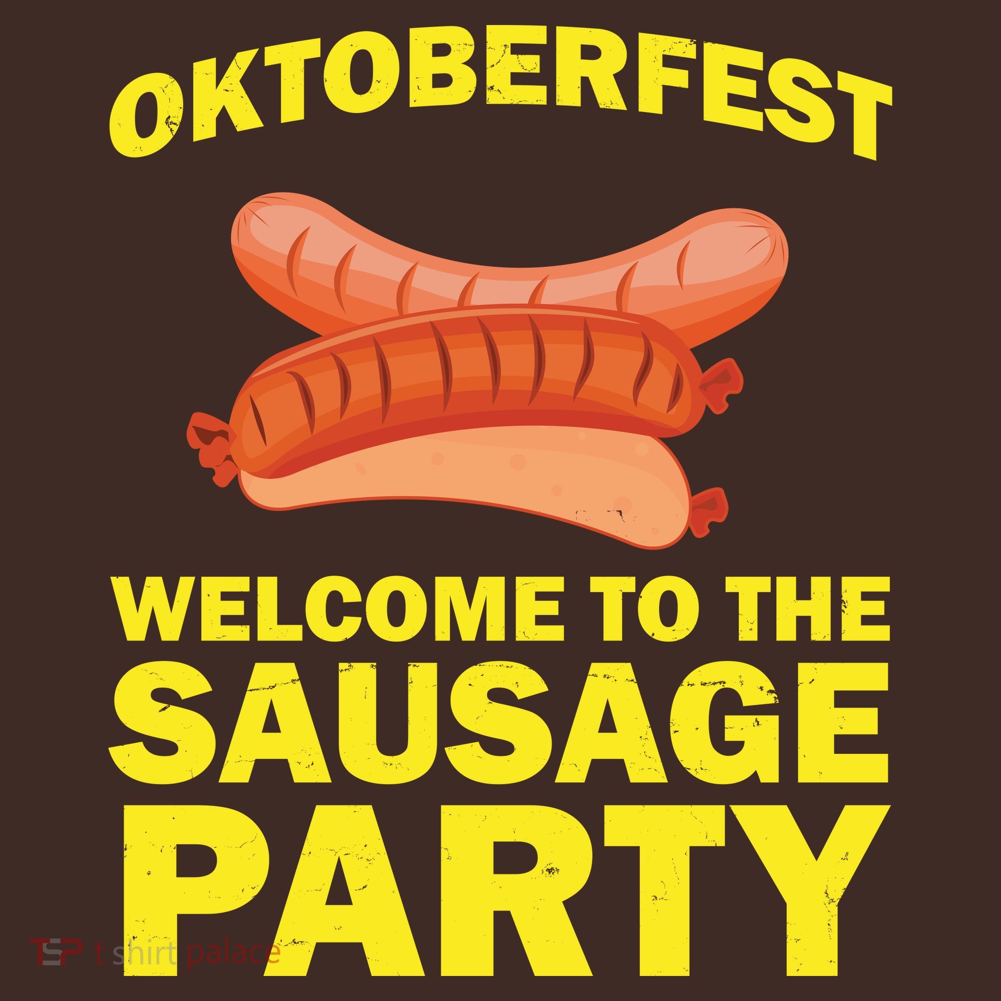 Oktoberfest Welcome To The Sausage Party T-Shirt
