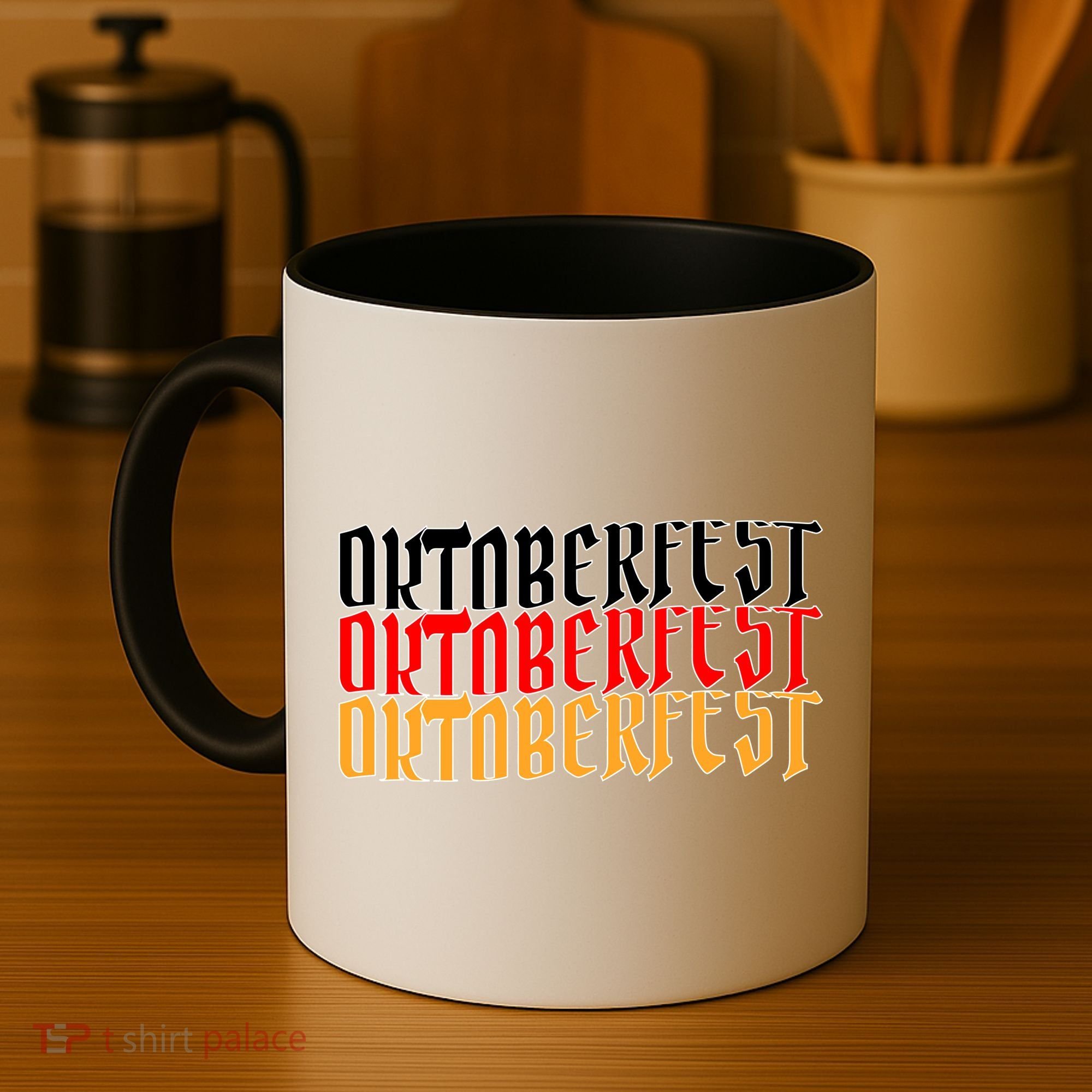 Oktoberfest Word Flag Logo Coffee Mug