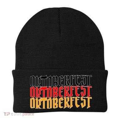 Oktoberfest Word Flag Logo Beanie