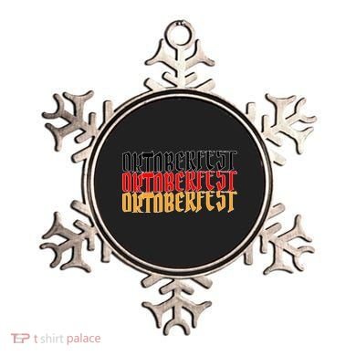 Oktoberfest Word Flag Logo Ornament