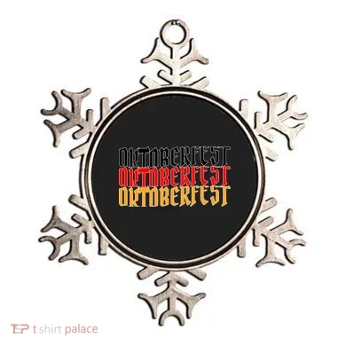 Oktoberfest Word Flag Logo Ornament
