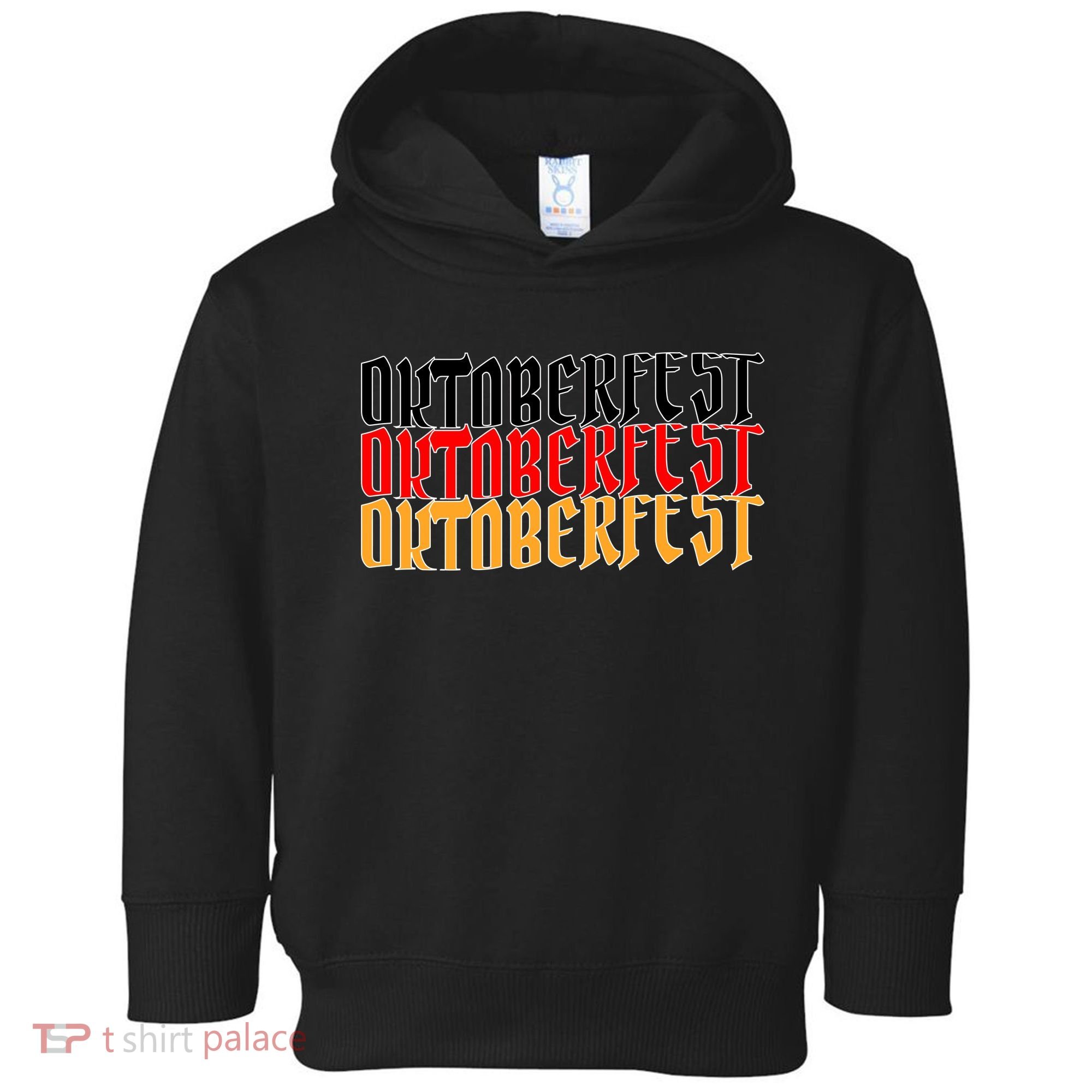 Oktoberfest Word Flag Logo Toddler Hoodie