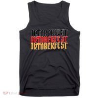 Oktoberfest Word Flag Logo Tank Top thumb 0