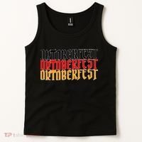 Oktoberfest Word Flag Logo Tank Top thumb 2