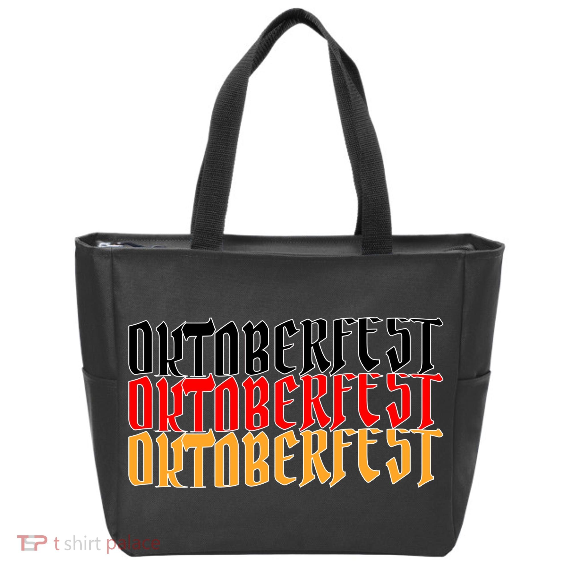 Oktoberfest Word Flag Logo Tote Bag