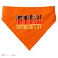 Oktoberfest Word Flag Logo USA-Made Doggie Bandana thumb 0