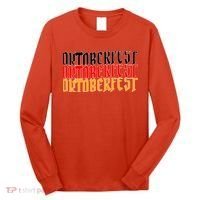 Oktoberfest Word Flag Logo Long Sleeve Shirt thumb 0