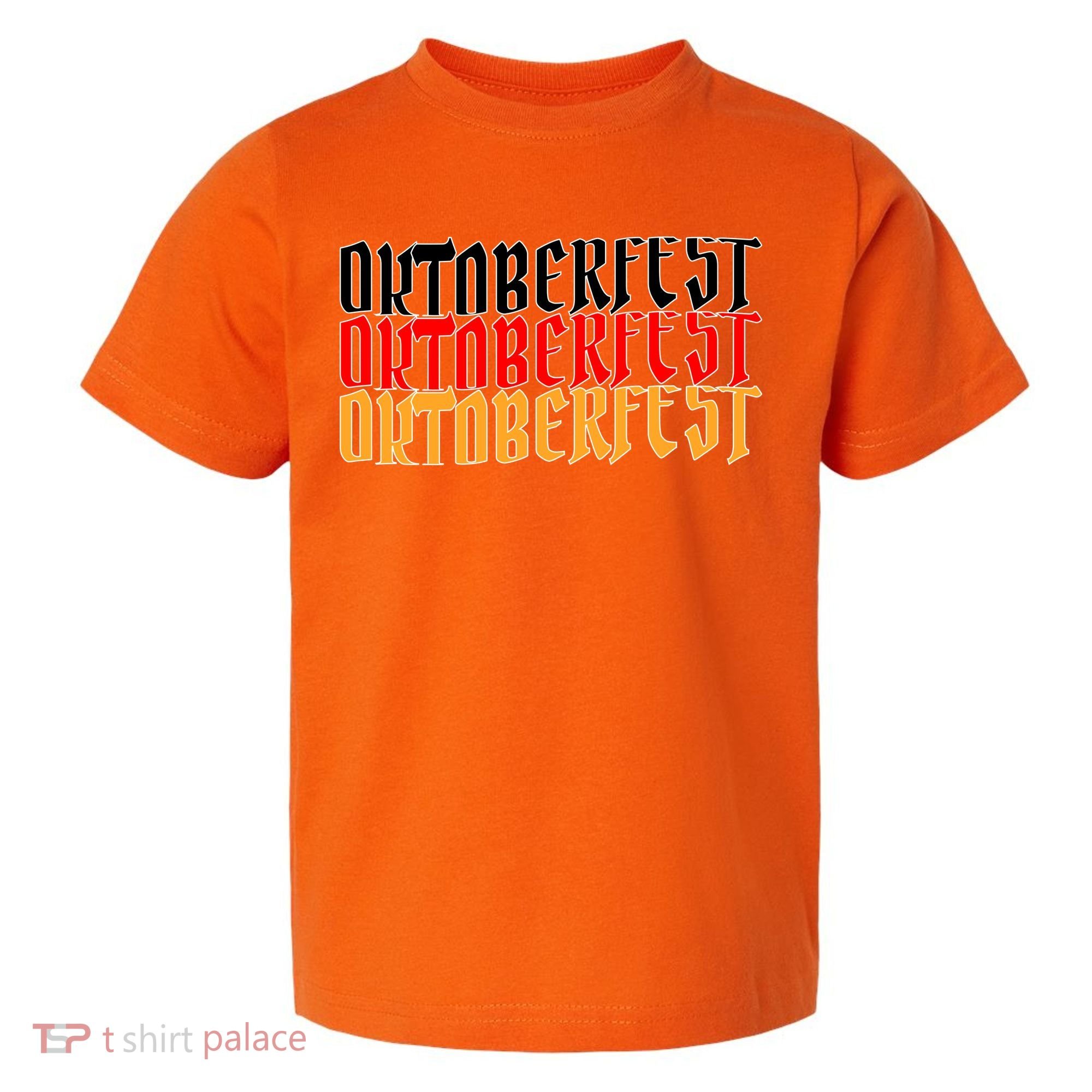 Oktoberfest Word Flag Logo Toddler T-Shirt